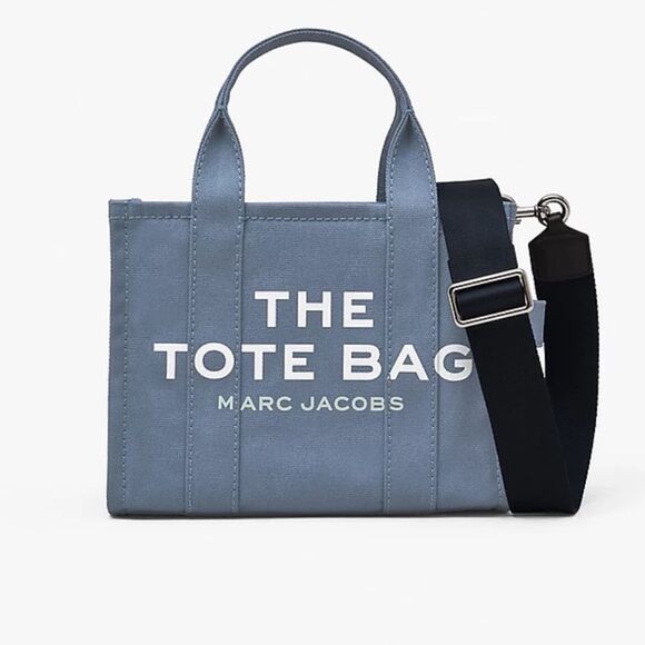 MARC JACOB’S THE CANVAS
SMALL TOTE BAG BLUE SHADOW 1SZ NWT - Picture 1 of 9